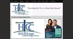 Desktop Screenshot of hilltopchristiancenter.org